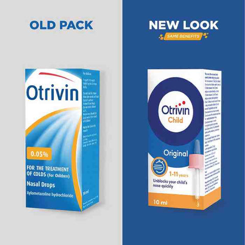 Otrivin Child Nasal Drops 0.05 % 10 ML