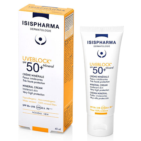 Buy Isis Uveblock Spf50+ Mineral Invisible Cream 40 ML Online - Kulud Pharmacy