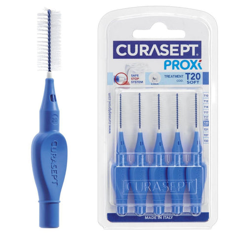 Buy Curasept Proxi T20 Soft Blue Interdental Brush 5 PC Online - Kulud Pharmacy