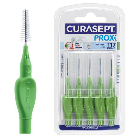 Buy Curasept Proxi T17 Cone Green Interdental Brush 5 PC Online - Kulud Pharmacy