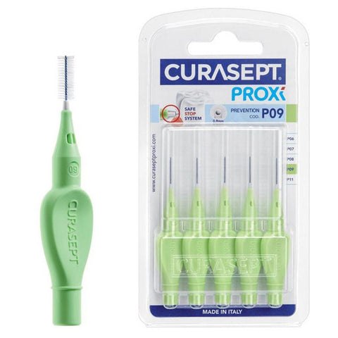 Buy Curasept Proxi P09 Light Green Interdental Brush 5 PC Online - Kulud Pharmacy