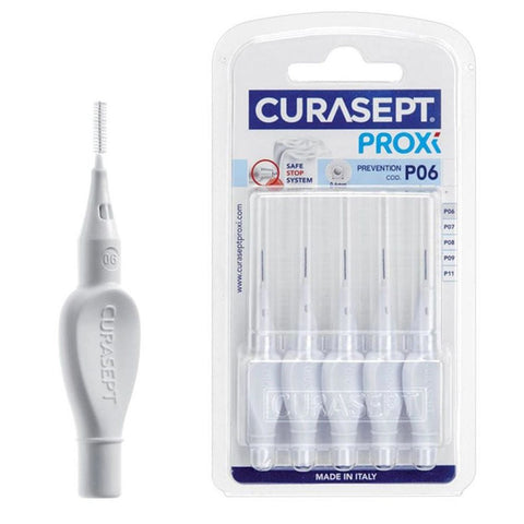 Buy Curasept Proxi P06 White Interdental Brush 5 PC Online - Kulud Pharmacy