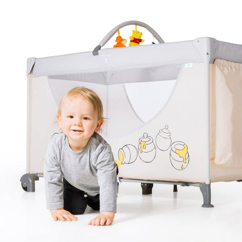 Disney - Dream'N Play Go Travel Cot + Toybar (Pooh Cuddles)