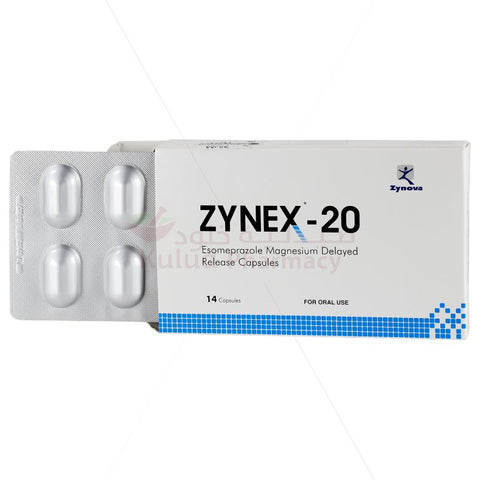 Zynex Tablet 20 Mg 14 PC | Kulud Pharmacy