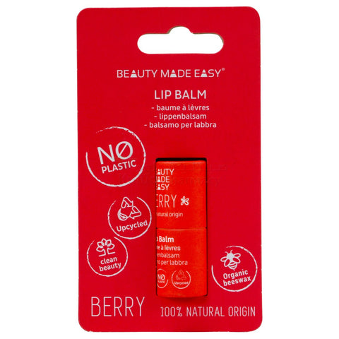 Buy Beauty Made Easy Paper Tube Berry Lip Balm 6 GM Online - Kulud Pharmacy