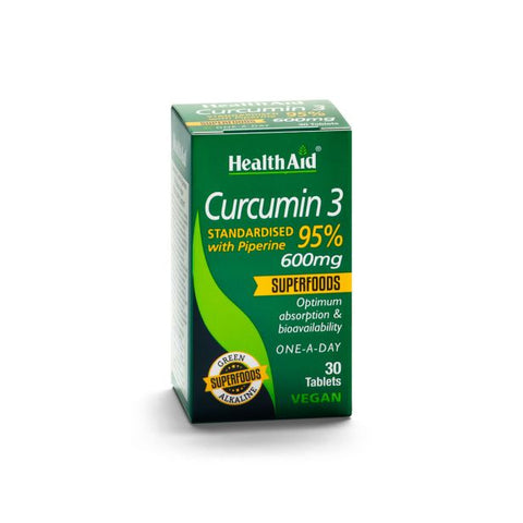 Health Aid Curcumin Tablet 600 Mg 30 PC