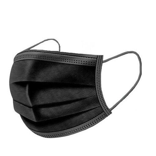 Muxiang 3Ply Black Face Mask 50 PC | Face Mask Muxiang 3Ply Black Face Mask 50 PC | Face Mask