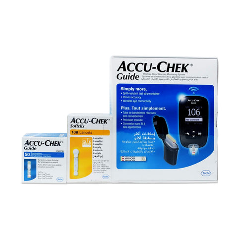 Accu Check Guide Offer 50 New Machine 400 MG | Kulud Pharmacy