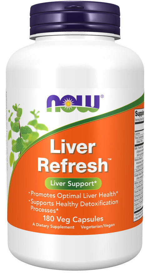 Now Liver Refresh 180 Veg Capsules