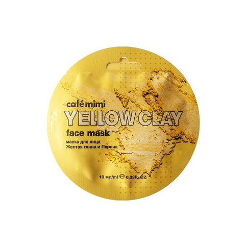 Buy Cafe Mimi Yellow Clay And Peach Face Mask 10 ML Online - Kulud Pharmacy