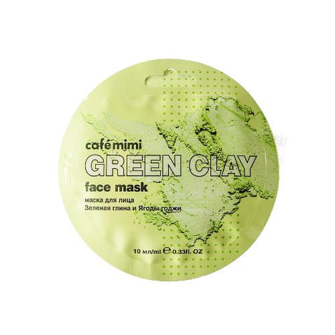 Buy Cafe Mimi Green Clay And Goji Berries Face Mask 10 ML Online - Kulud Pharmacy