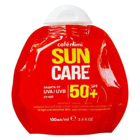 Buy Cafe Mimi Sunscreen For Face And Body Spf 50+ Face Cream 100 ML Online - Kulud Pharmacy