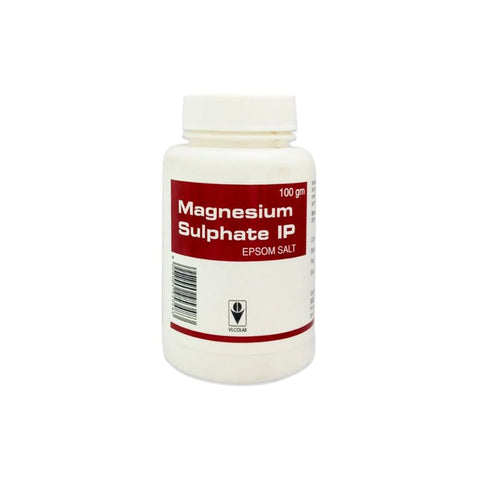 Buy Vilcolab Magnesium Sulphate (Epsom Salt) Powder 100 GM Online - Kulud Pharmacy