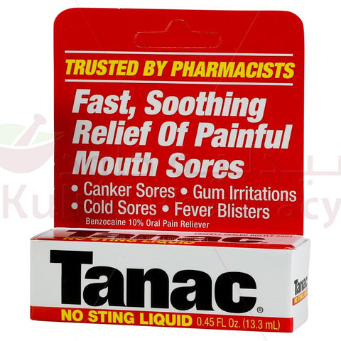 Buy Tanac Mouth Sores Fluid 13.3 ML Online - Kulud Pharmacy