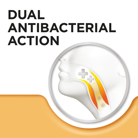 Strepsils Warm Ginger, Fast Effective Relief from the Symptoms of Sore Throats, 16 Lozenges