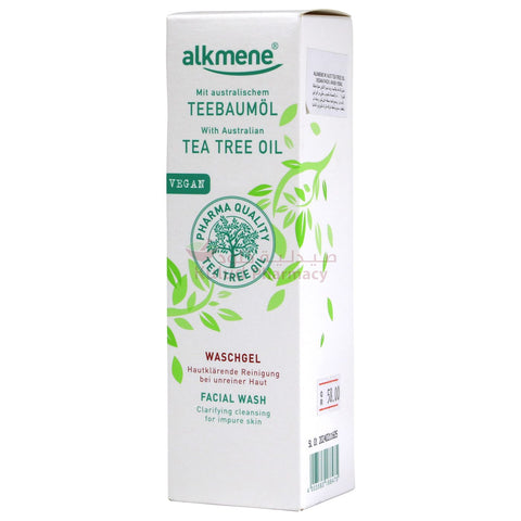 Buy Alkmene Facial With Tea Tree Oil Vegan Cleansing Gel 150 ML Online - Kulud Pharmacy