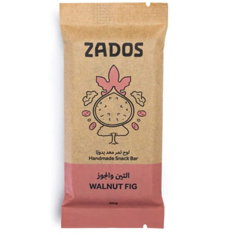 Zados Handmade Snack Bar 40g - Walnut Fig