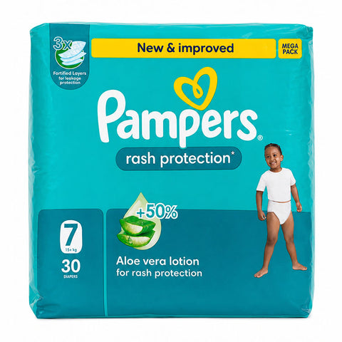 Pampers Size 7 Baby Diaper 30 PC