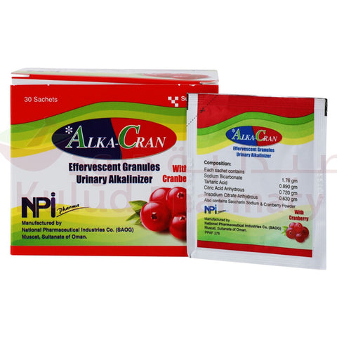 Buy Alka-Cran Powder 30 PC Online - Kulud Pharmacy