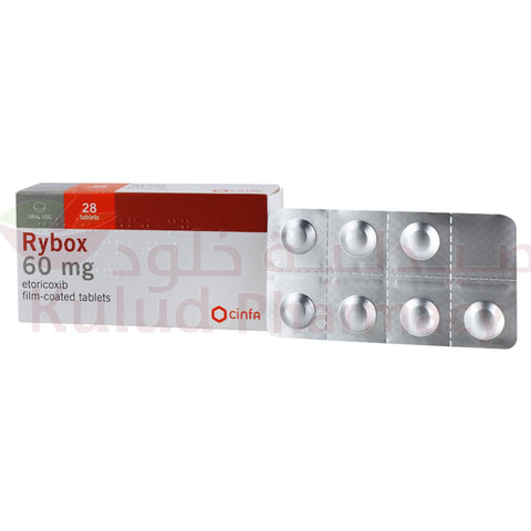 Buy Rybox Tablet 60 Mg 28 PC Online - Kulud Pharmacy