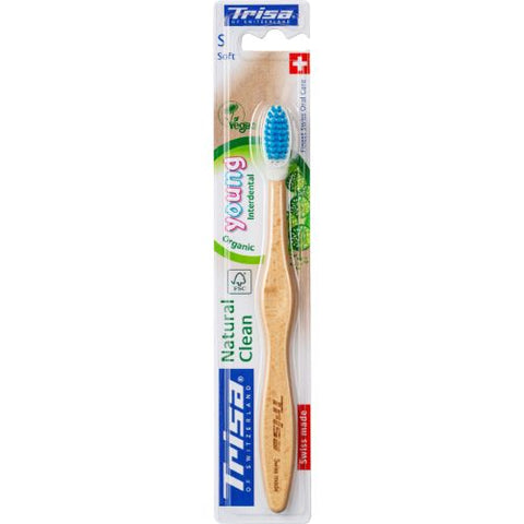 Buy Trisa Natural Clean Young Soft Toothbrush 1 PC Online - Kulud Pharmacy