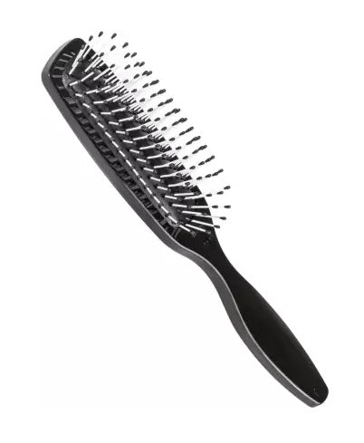 Buy Trisa Basis Medium Styling Black Synthetic Pins Hair Brush 1 PC Online - Kulud Pharmacy