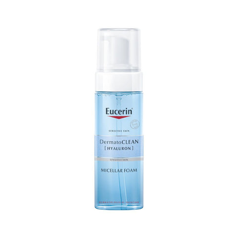 Buy Eucerin Le Dermatoclean Micellar Facial Foam Cleanser 150 ML Online - Kulud Pharmacy