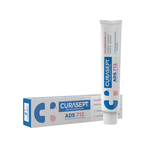 Curasept ADS 712 Gel Toothpaste 0.12% Chlorhexidine 75 ml