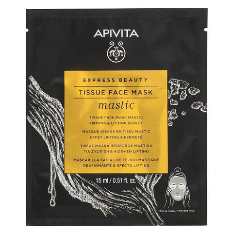 Buy Apivita Mastic Firming & Lifting Effect Tissue Face Mask 2 PC Online - Kulud Pharmacy