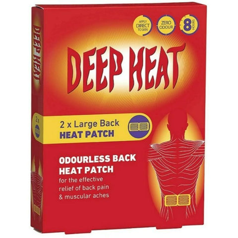 Buy Deep Heat Muscle Rescue Patch 2 PC Online - Kulud Pharmacy