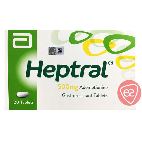 Buy Heptral Tablet 500 Mg 20 PC Online - Kulud Pharmacy