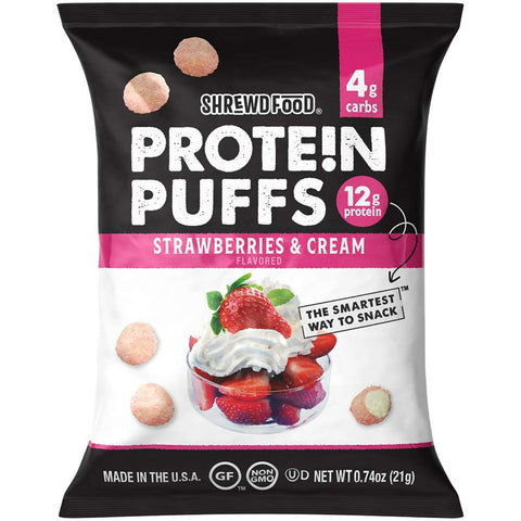 Buy Shrewd Puffs Strawberries And Cream Cookies 21 GM Online - Kulud Pharmacy