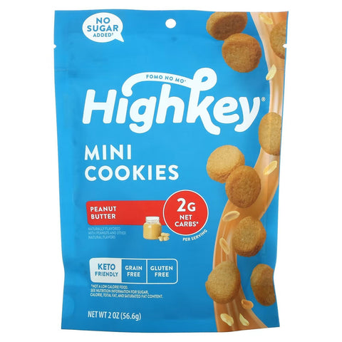Buy High Key Peanut Butter Mini Cookies 56.6 GM Online - Kulud Pharmacy