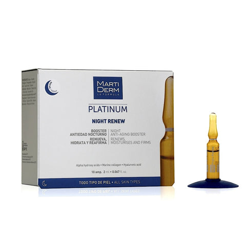 Buy Martiderm Platinum Night Renew Ampoule 10 PC Online - Kulud Pharmacy