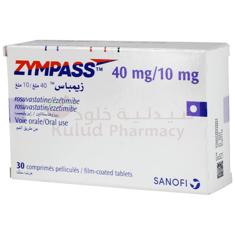 Buy Zympass Tablet 40/10 Mg 30 PC Online - Kulud Pharmacy