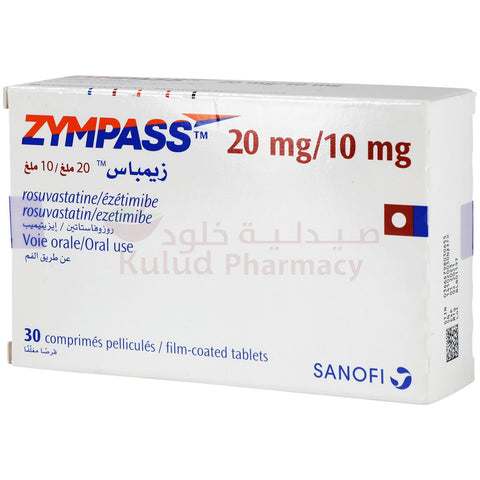 Buy Zympass Tablet 20/10 Mg 30 PC Online - Kulud Pharmacy