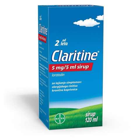 Buy Claritine Syrup 5 Mg 120 ML Online - Kulud Pharmacy