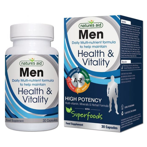 Buy NatureS Aid Men Multivitamins Capsule 30 CAP Online - Kulud Pharmacy