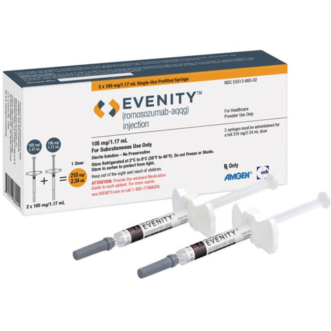 Buy Evenity Prefilled Syringe 105Mg/1.17Ml X 2'S (Upon Request) Online - Kulud Pharmacy