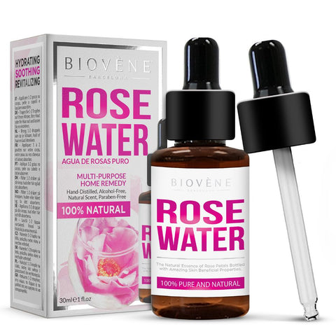 Buy Biovene Rose Water Pure Natural Balance Revitalizing Toner 30 ML Online - Kulud Pharmacy