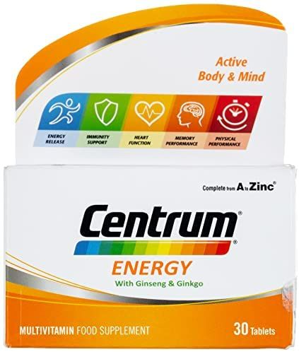 Buy Centrum Energy Multivitamin Tablet 30 Tab Online - Kulud Pharmacy