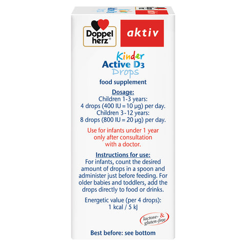 Doppelherz Aktiv Kinder Active D3 Oral Drops 30 ML