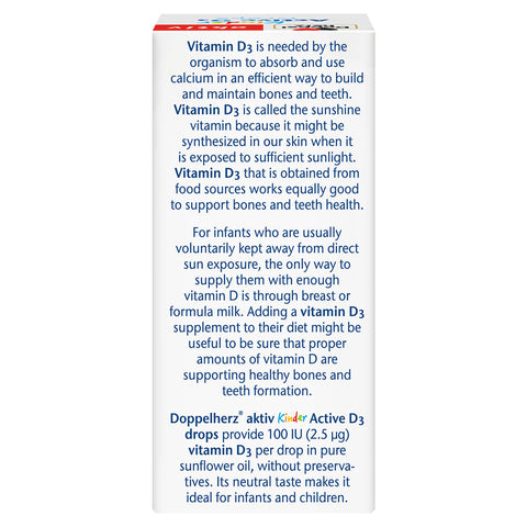 Doppelherz Aktiv Kinder Active D3 Oral Drops 30 ML