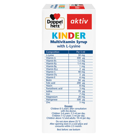 Doppelherz Aktiv Kinder Multivitamin Syrup 150 ML