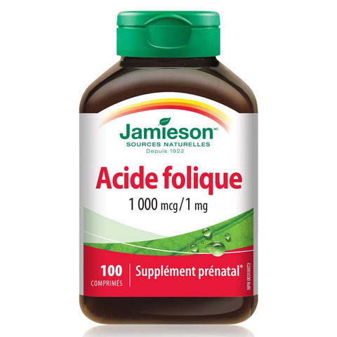 Buy Jamieson Folic Acid Tablet 1000 Mcg 100 PC Online - Kulud Pharmacy