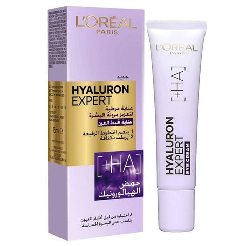 Buy Loreal Hyaluron Expert Eye Cream 15 ML Online - Kulud Pharmacy