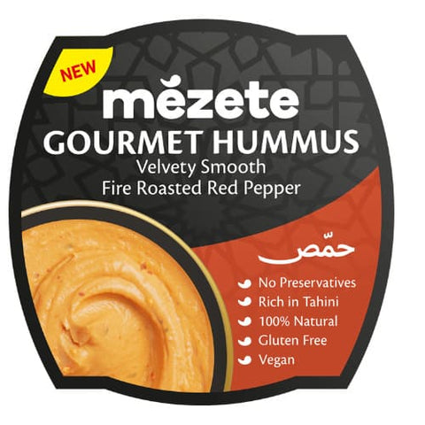 Mezete Hummus Gourmet Roasted Pepper 215gm