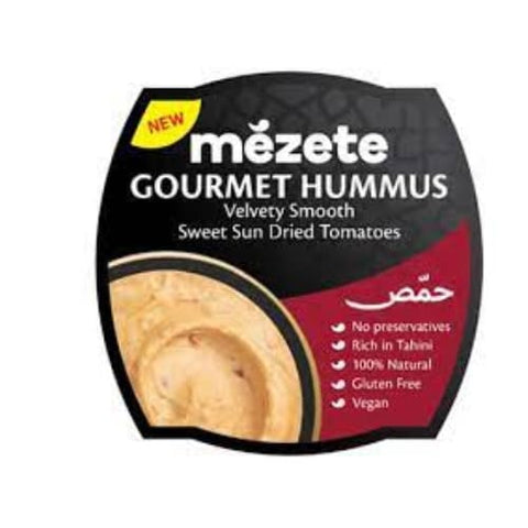 Mezete Hummus Gourmet Sun Dried Tomato 215gm