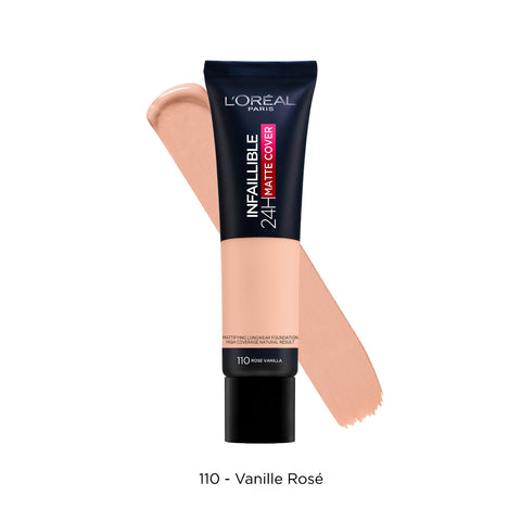 Buy L'Oreal Paris Infallible Matte Cover 110 Vanilla Foundation 40.82 GM Online - Kulud Pharmacy