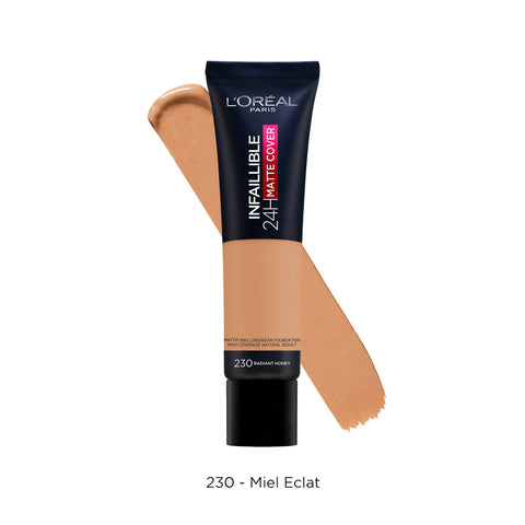 Buy L'Oreal Paris Infallible Matte Cover 230 Miel Foundation 40.82 GM Online - Kulud Pharmacy